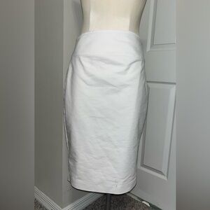 NWOT Express high rise White Pencil Skirt